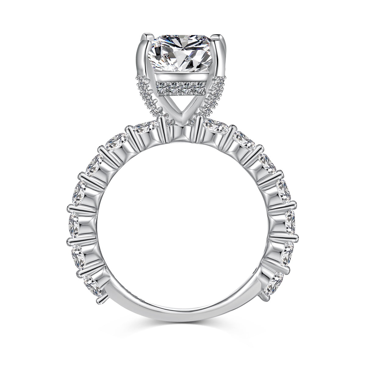 Baguette Silver Ring