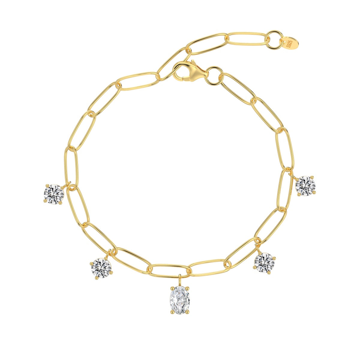 Gold-plated bracelet