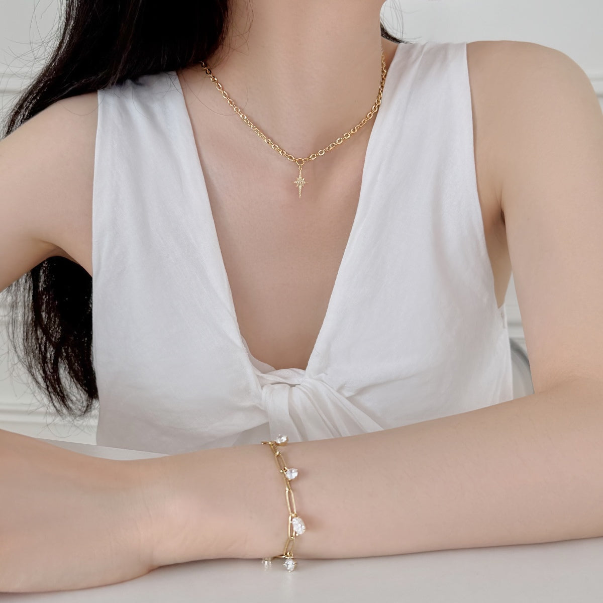 Gold-plated bracelet