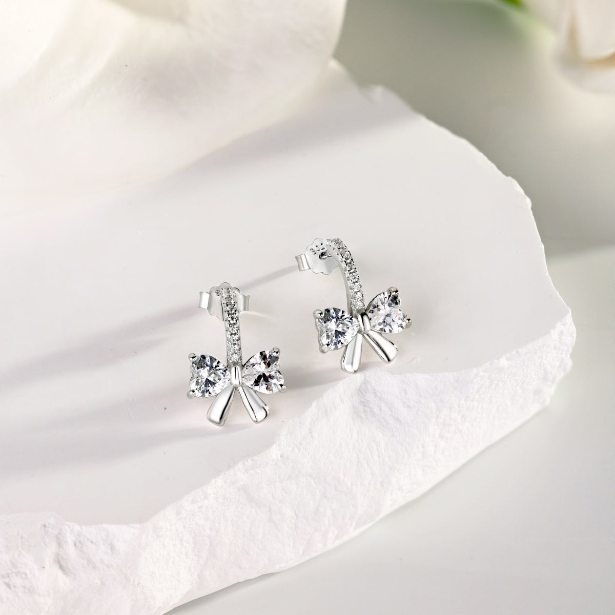 Bow Earrings 925 Silver
