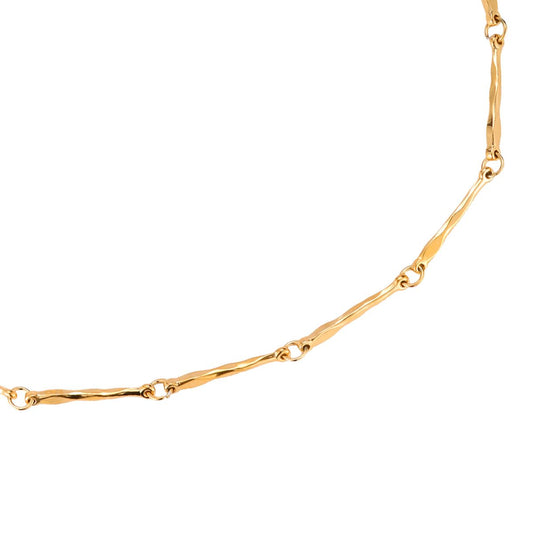 Zigzag Gold Necklace