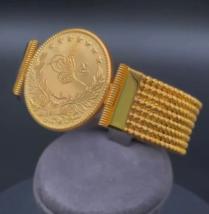 22 Karat vergoldetes Dorika-Armband