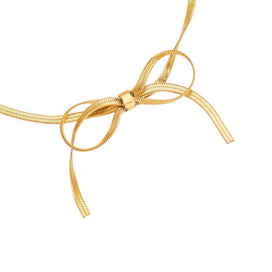 Bow Bracelet Gold Plated