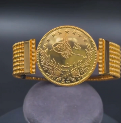 22 Karat vergoldetes Dorika-Armband