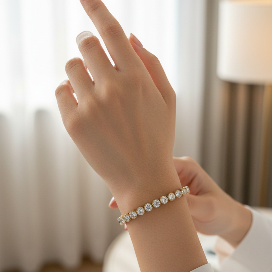 Gold-Plated Shine Bracelet