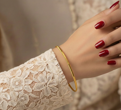 22 Ayar kaplama Ajda Altın Bilezik