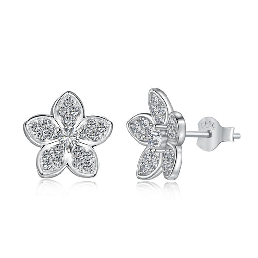 Statement-Ohrringe aus Sterlingsilber mit Zirkonia