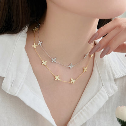 "Modern Chic: Minimalist Silver Chain Necklace"