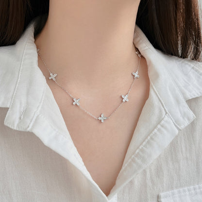 "Modern Chic: Minimalist Silver Chain Necklace"