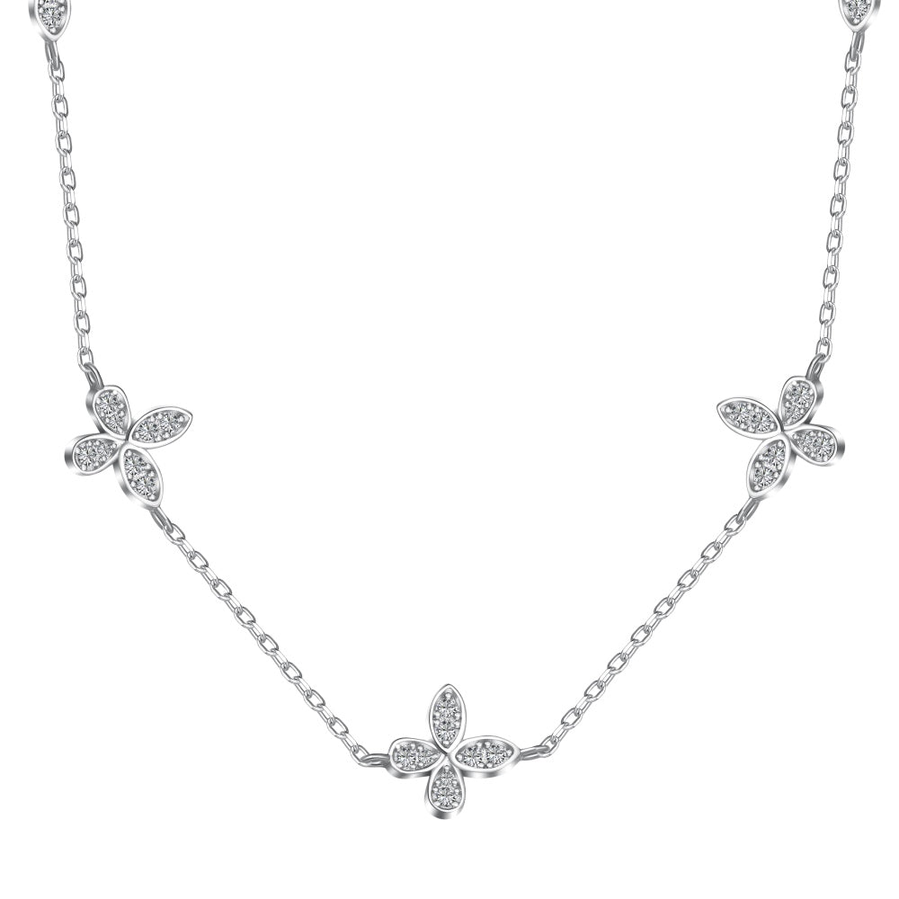"Modern Chic: Minimalist Silver Chain Necklace"