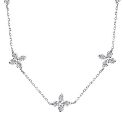 "Modern Chic: Minimalist Silver Chain Necklace"