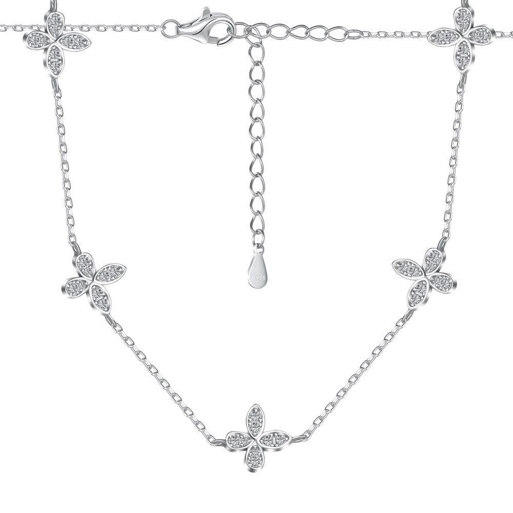 "Modern Chic: Minimalist Silver Chain Necklace"