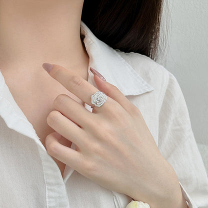 Sterling Silver Rosa Ring