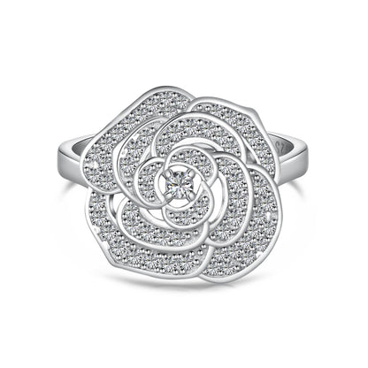 Sterling Silver Rosa Ring