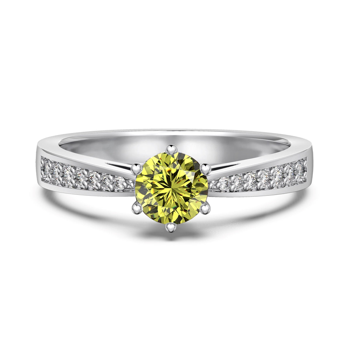 Peridot-Silberring - Geburtsstein für August