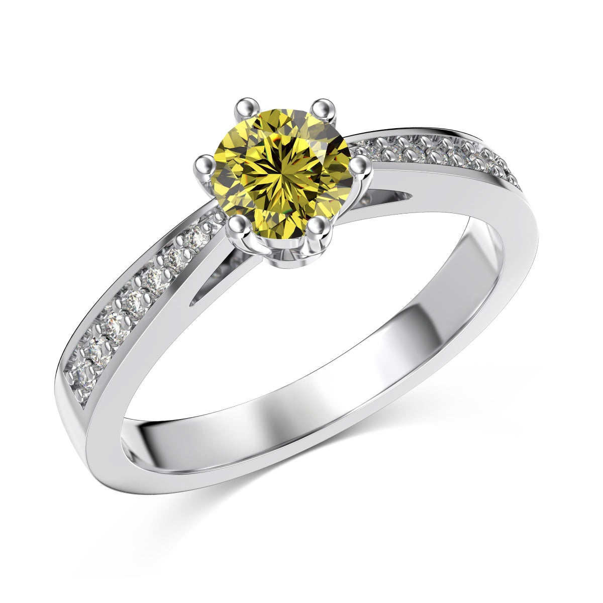Peridot-Silberring - Geburtsstein für August