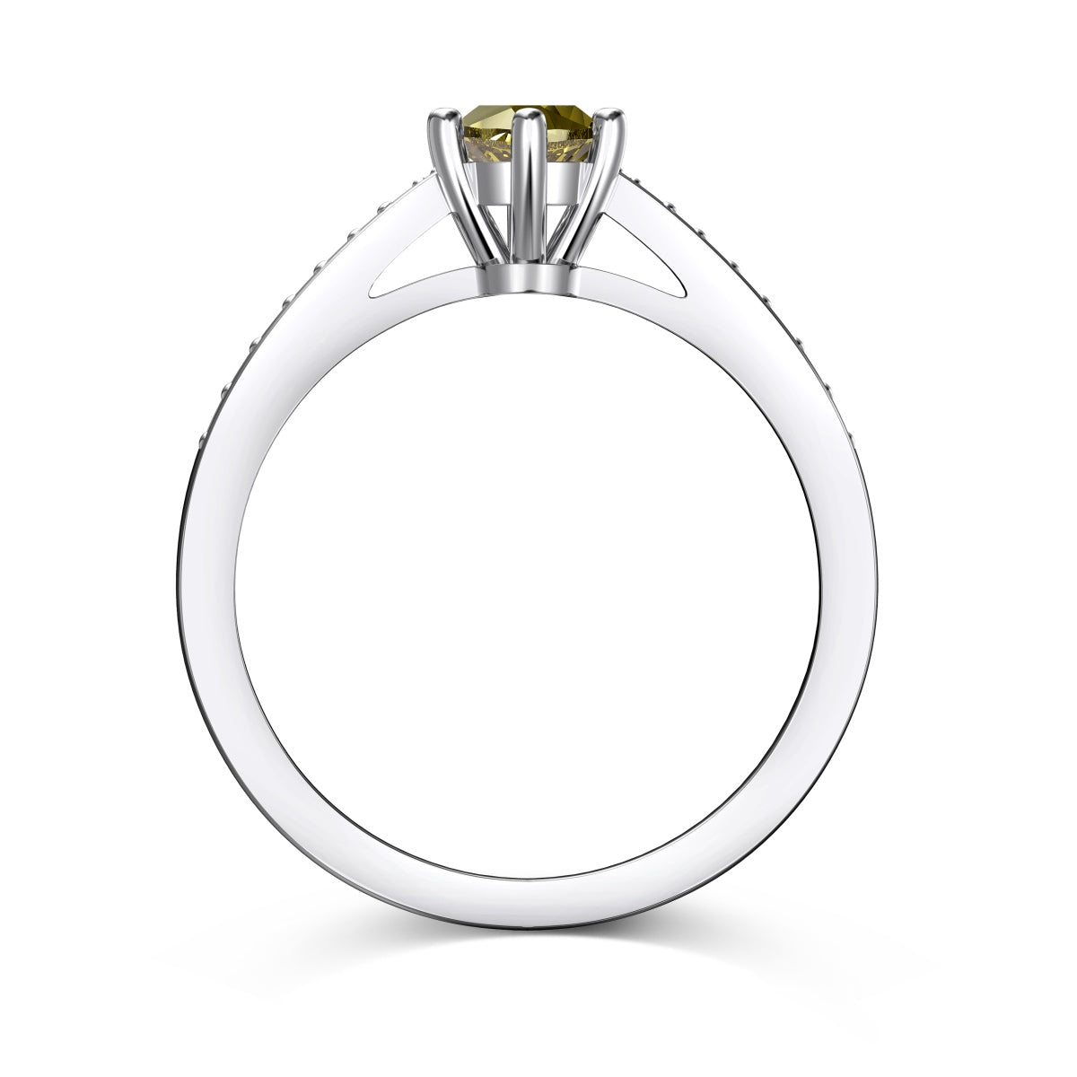 Peridot-Silberring - Geburtsstein für August
