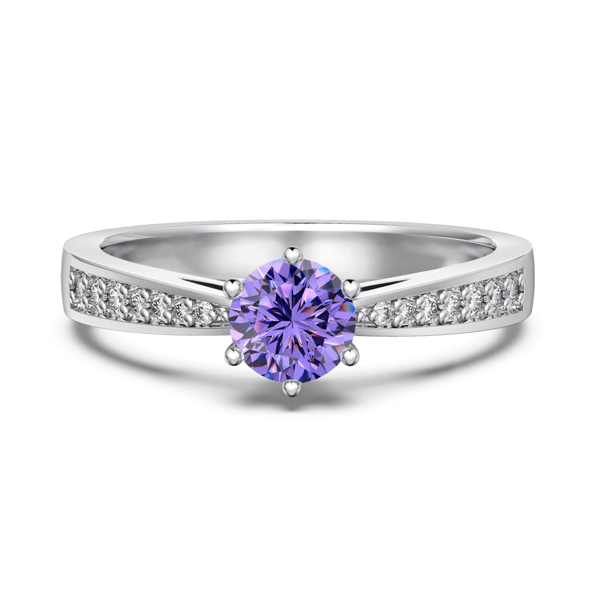Amethyst-Silberring – Geburtsstein für Februar