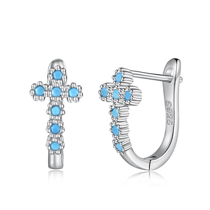 Silver Stone Earring 925k Silver