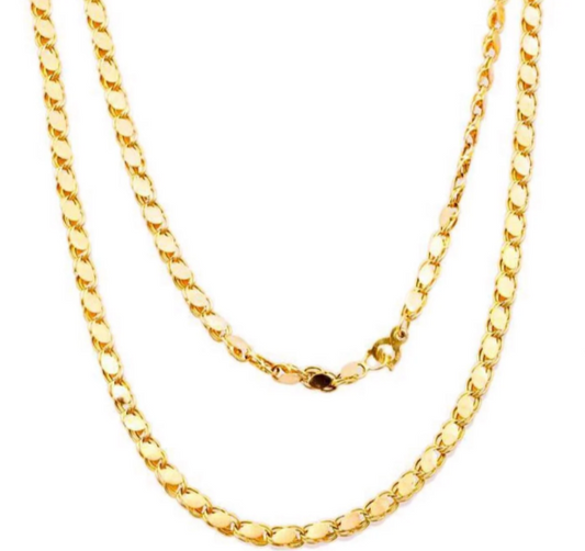 Pullu zincir 22k-Gold Plated