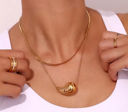 Kette Kylie Drop Gold