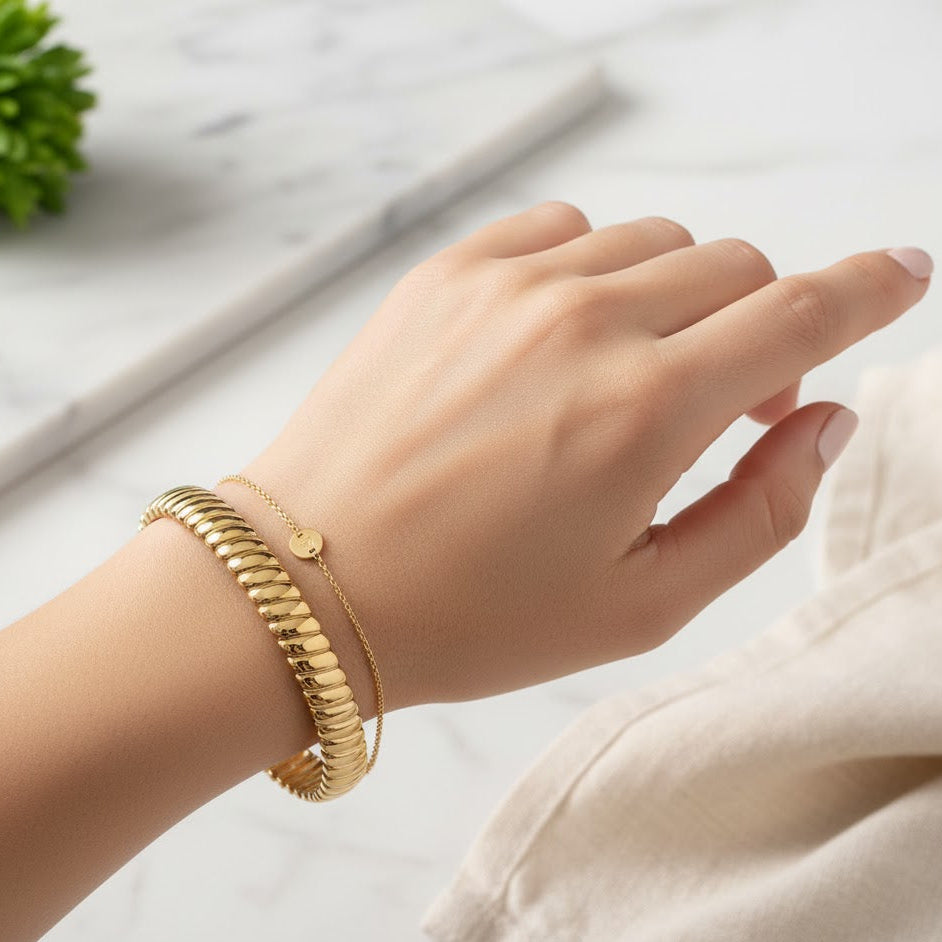Waterproof Gold Plated Bracelet