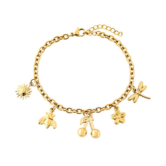 Cherry Charm Bracelet
