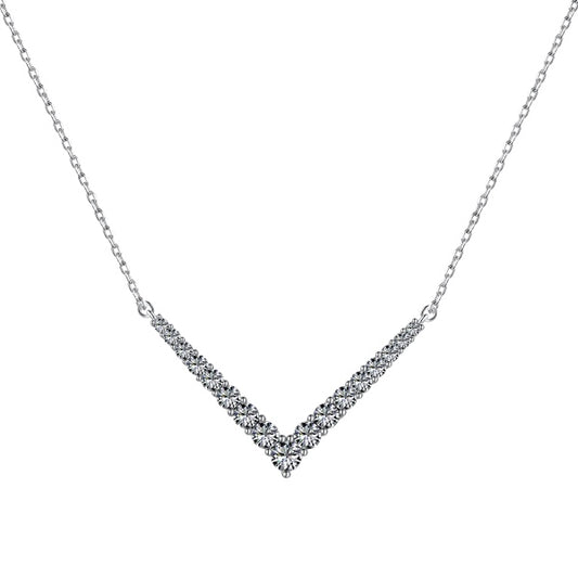 Sterling Silver Zirconia Necklace