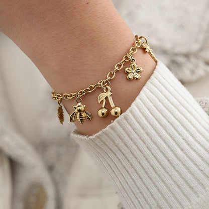 Cherry Charm Bracelet